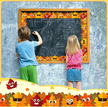 Декор за класна стая в есенен стил с тиква, сладка тема за предучилищни животни и акценти от тиква (за стена и маса) Номери на продуктите: ZC43 ZC44 ZC45 ZC46