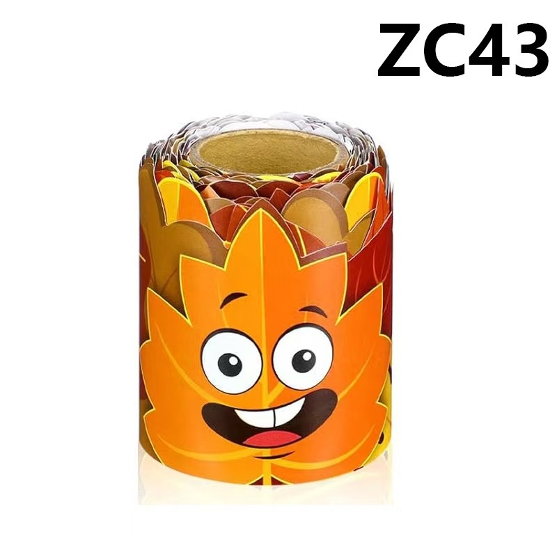 Декор за класна стая в есенен стил с тиква, сладка тема за предучилищни животни и акценти от тиква (за стена и маса) Номери на продуктите: ZC43 ZC44 ZC45 ZC46