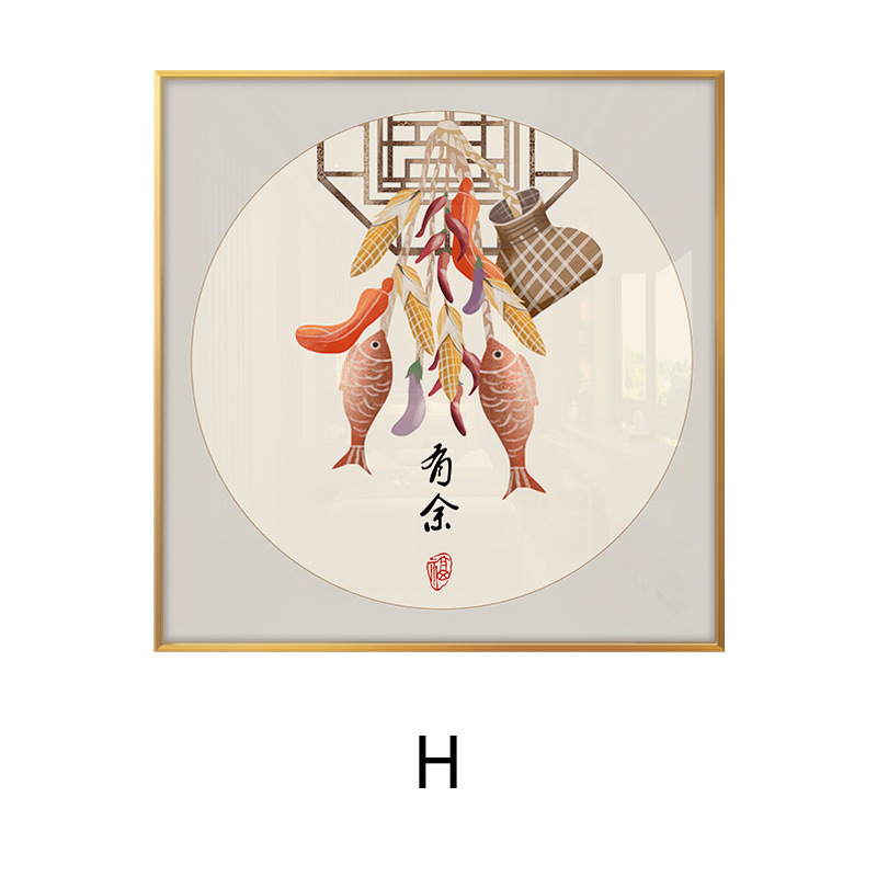 Διάκοσμητικός πίνακας τοίχου σε νεοκινεζικό στυλ, αλουμινένιος κάδρο, εκτύπωση καμβά, σετ δύο τεμαχίων, δυνατότητα εξατομίκευσης