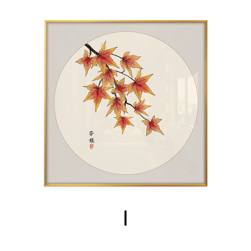 Διάκοσμητικός πίνακας τοίχου σε νεοκινεζικό στυλ, αλουμινένιος κάδρο, εκτύπωση καμβά, σετ δύο τεμαχίων, δυνατότητα εξατομίκευσης