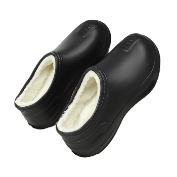 Ανδρικές χειμερινές παντόφλες από βαμβάκι — EVA επάνω μέρος και σόλα, παχιά σόλα, ζεστές, ελαφριές, αντιολισθητικές, για εσωτερική χρήση