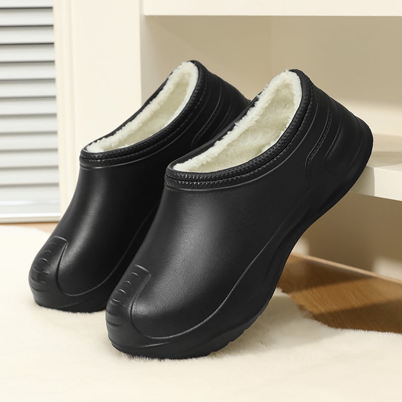 Ανδρικές χειμερινές παντόφλες από βαμβάκι — EVA επάνω μέρος και σόλα, παχιά σόλα, ζεστές, ελαφριές, αντιολισθητικές, για εσωτερική χρήση