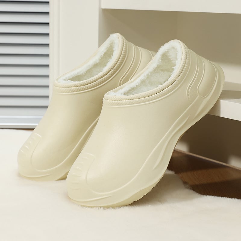 Ανδρικές χειμερινές παντόφλες από βαμβάκι — EVA επάνω μέρος και σόλα, παχιά σόλα, ζεστές, ελαφριές, αντιολισθητικές, για εσωτερική χρήση