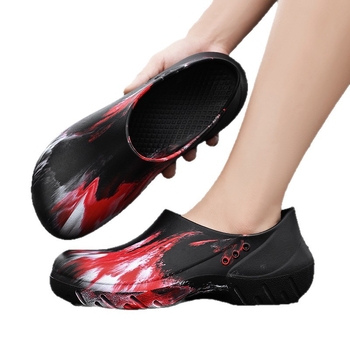 Εργατικά Παπούτσια: Αντιολισθητικά, Ανθεκτικά στη Φθορά, Άνω Μέρος EVA και Σόλα EVA, χωρίς κορδόνια, Με στρογγυλό δάχτυλο