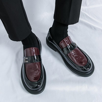 Vyriski Chelsea bateliai be raištelių su žemu viršumi (PU viršus; gumos padas; apvalus pirštas; slip-on; pavasaris)