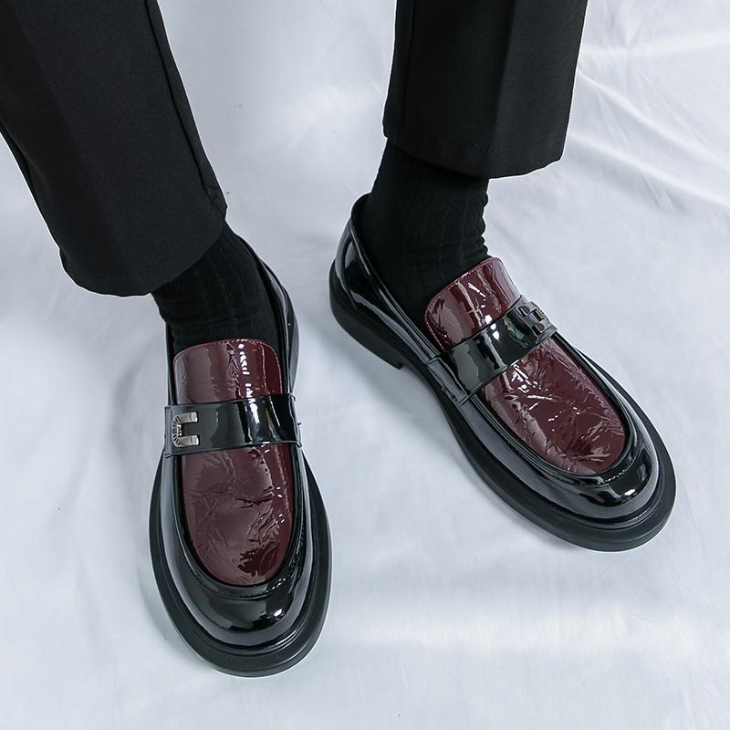 Vyriski Chelsea bateliai be raištelių su žemu viršumi (PU viršus; gumos padas; apvalus pirštas; slip-on; pavasaris)