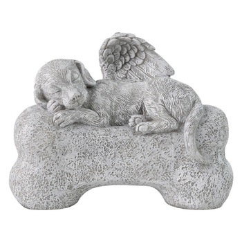Паметник за домашни любимци от смола за градина с лазерно гравиране — модерен минималистичен стил
