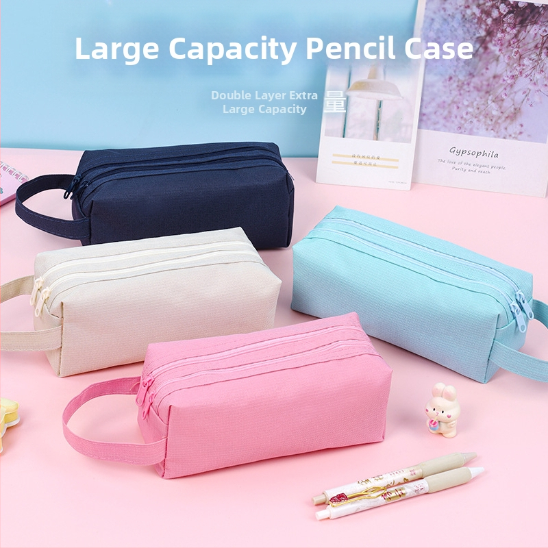 Peračník - Veľká kapacita, Dvojitá vrstva, Oxford materiál, Dvojitý zips, Kórejský štýl