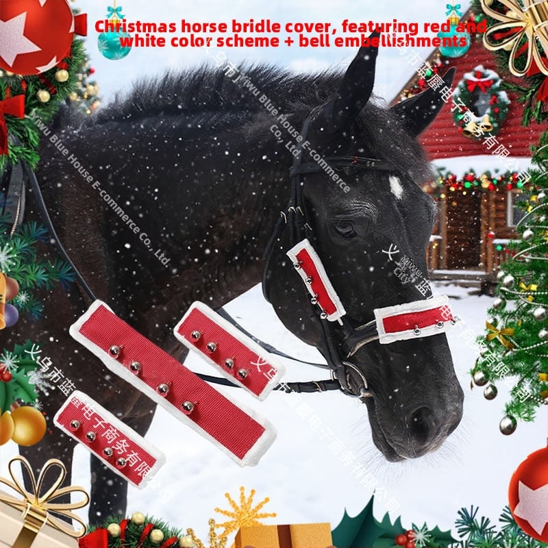 Κάλυμμα κεφαλής αλόγου με γούνα για τα Χριστούγεννα, Κωδικός: MLT, Περιοχές διάθεσης: Ευρώπη, Βόρεια Αμερική, Νότια Αμερική, Νοτιοανατολική Ασία, Βορειοανατολική Ασία, Μέση Ανατολή