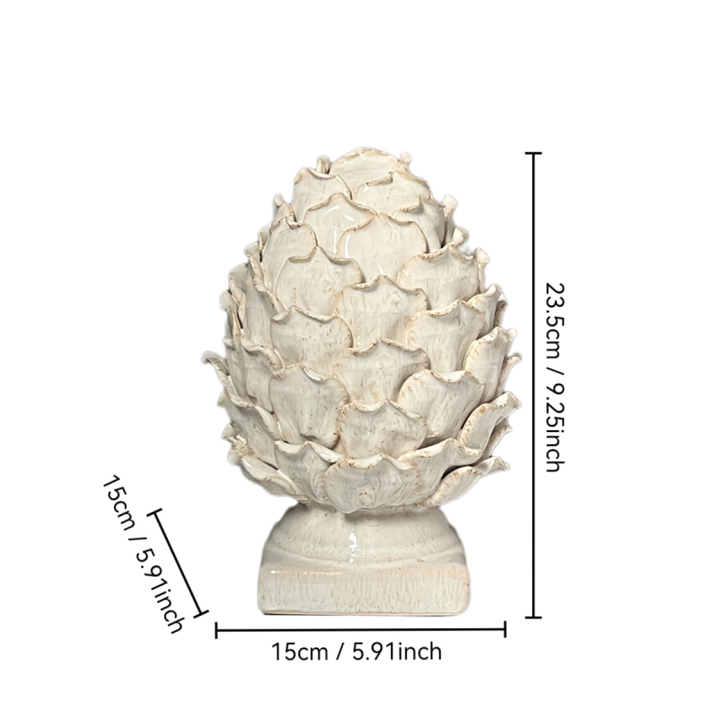 Κεραμικό διακοσμητικό για ντουλάπι τηλεόρασης, ευρωπαϊκό στυλ, χειροποίητο και ζωγραφισμένο στο χέρι, FD0330