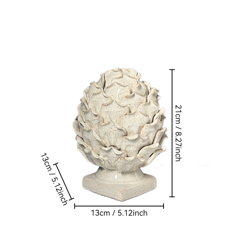 Κεραμικό διακοσμητικό για ντουλάπι τηλεόρασης, ευρωπαϊκό στυλ, χειροποίητο και ζωγραφισμένο στο χέρι, FD0330