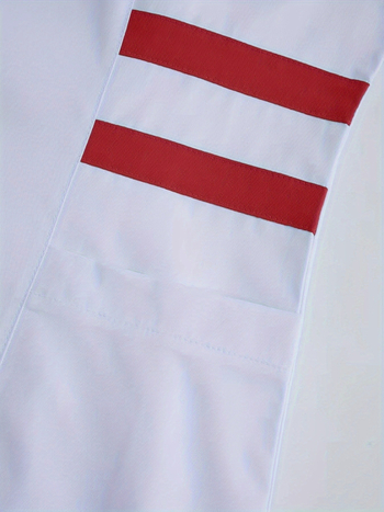 Ιατρική στολή/Λευκός χιτώνας, unisex, V-λαιμό, πολυεστέρας, αντιστατικός