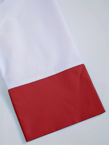 Ιατρική στολή/Λευκός χιτώνας, unisex, V-λαιμό, πολυεστέρας, αντιστατικός