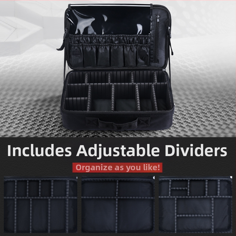 Make-up taška z Oxford materiálu, zvislý štvorcový tvar, vrecko na zips, zapínanie na zip, kapacita 36–55 l