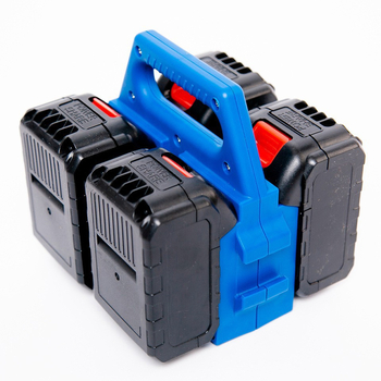 Αποθηκευτικό ράφι μπαταριών Makita 14/18V Li-ion, φορητό, δύο επιπέδων επιτραπέζιος οργανωτής, PP υλικό, για ταξίδια και υπαίθριο κάμπινγκ