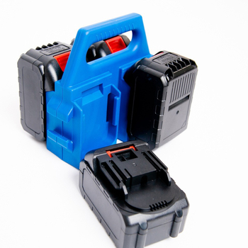 Αποθηκευτικό ράφι μπαταριών Makita 14/18V Li-ion, φορητό, δύο επιπέδων επιτραπέζιος οργανωτής, PP υλικό, για ταξίδια και υπαίθριο κάμπινγκ