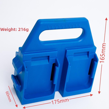 Αποθηκευτικό ράφι μπαταριών Makita 14/18V Li-ion, φορητό, δύο επιπέδων επιτραπέζιος οργανωτής, PP υλικό, για ταξίδια και υπαίθριο κάμπινγκ