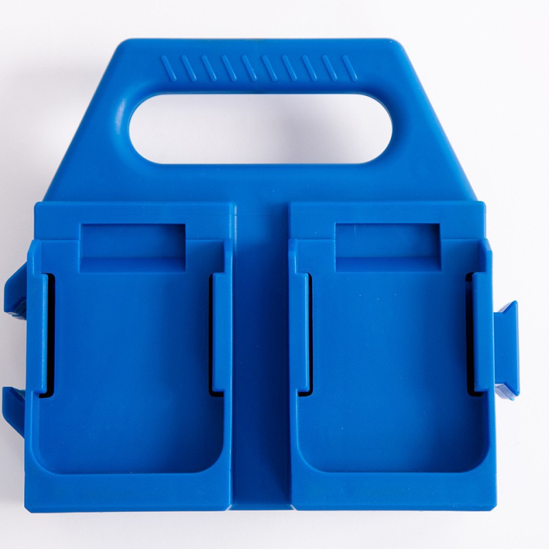 Αποθηκευτικό ράφι μπαταριών Makita 14/18V Li-ion, φορητό, δύο επιπέδων επιτραπέζιος οργανωτής, PP υλικό, για ταξίδια και υπαίθριο κάμπινγκ