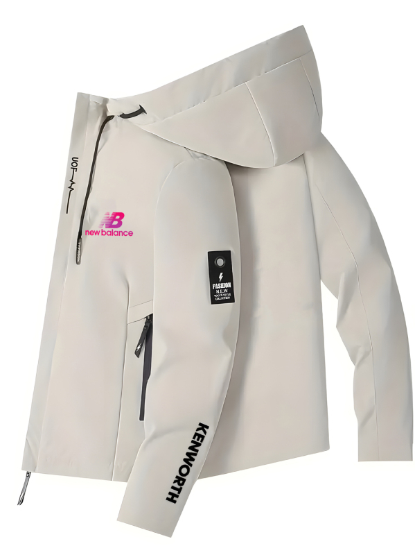 Vyrų sportinis švarkas su gobtuvu, stovinčiu apykaklė, užtrauktukas, spaudinys, pavasario–rudens sezonai