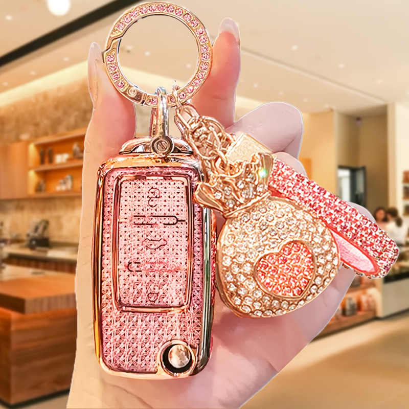 Autókulcs védőfedél pillangó mintával, burkolat anyaga, elektronikus csat, kínai stílus