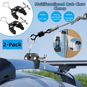 Αλουμινένιος κλιπ στερέωσης για πλευρική σκηνή αυτοκινήτου με κράμπα Crab, για ομπρέλα/κατασκήνωση και τηλεσκοπική ράβδο — Αξεσουάρ σκηνών και κατασκηνώσεων | Υλικό: Αλουμίνιο· Μάρκα: Unbranded· Προέλευση: Κίνα