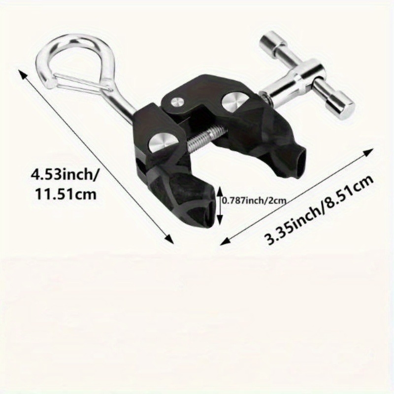 Αλουμινένιος κλιπ στερέωσης για πλευρική σκηνή αυτοκινήτου με κράμπα Crab, για ομπρέλα/κατασκήνωση και τηλεσκοπική ράβδο — Αξεσουάρ σκηνών και κατασκηνώσεων | Υλικό: Αλουμίνιο· Μάρκα: Unbranded· Προέλευση: Κίνα