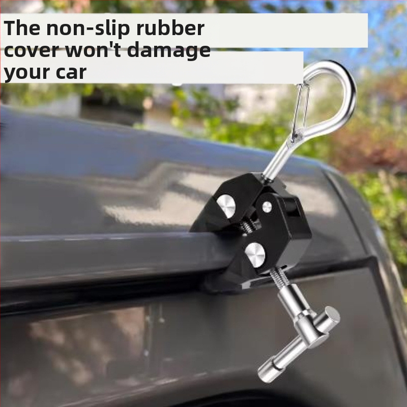 Алуминиев клип за фиксиране на палатка към страничен автомобилен покрив, краб-захват и телескопична пръчка — палатки и навеси аксесоари | Материал: алуминиева сплав; Категория: палатки и навеси; Марка: Без марка; Произход: Китай