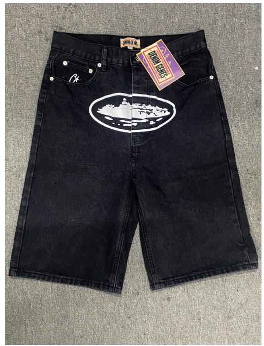 Džinsinė striukė su hip-hop stiliumi, laisvas kirpimas, užtrauktukas (Medžiaga: medvilnės mišinys; Pamušalas: medvilnė; Sezonas: pavasaris; Lytis: vyriška)