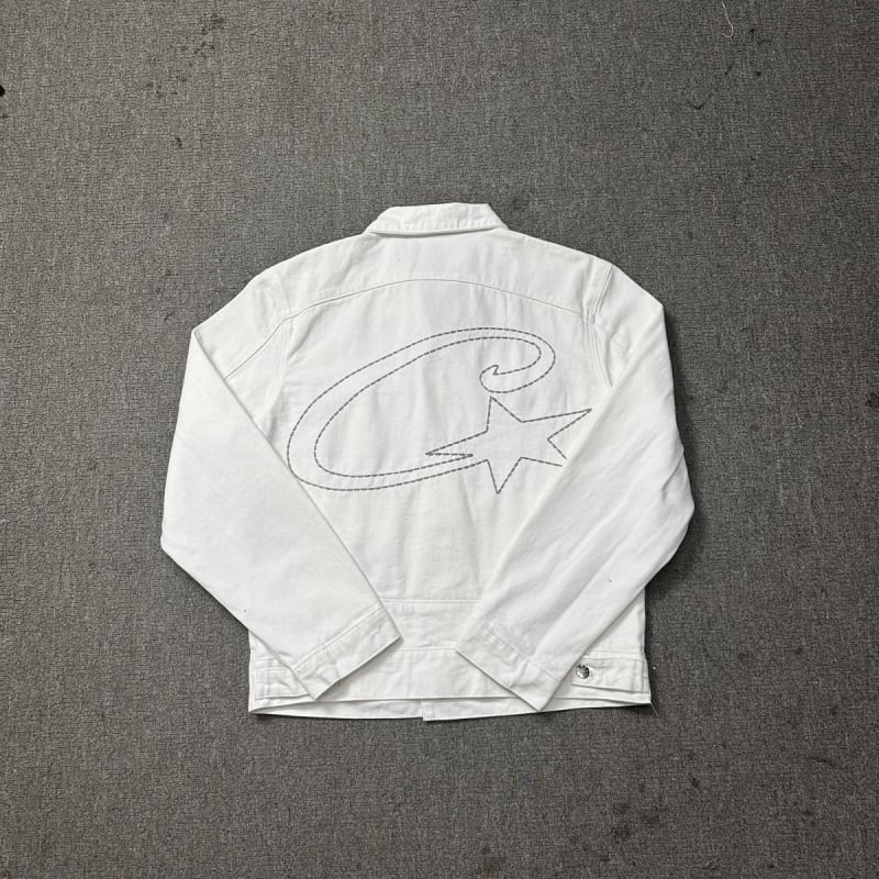 Džinsinė striukė su hip-hop stiliumi, laisvas kirpimas, užtrauktukas (Medžiaga: medvilnės mišinys; Pamušalas: medvilnė; Sezonas: pavasaris; Lytis: vyriška)