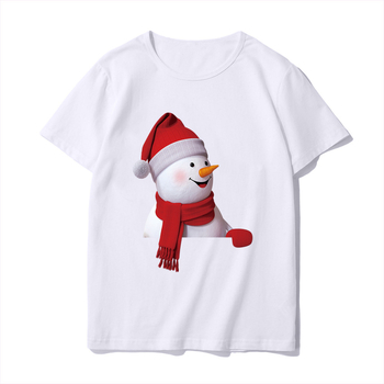 Тениска от модална смес, кръгло деколте, къс ръкав, печат, притален модел