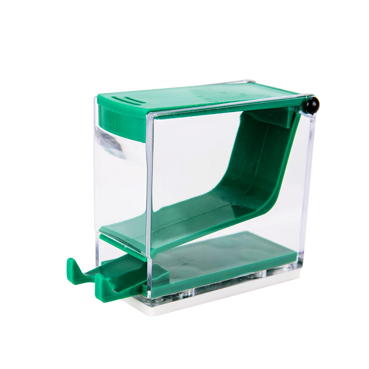 Κουτί ρολών βαμβακιού τύπου push για οδοντιατρική χρήση, με καπάκι από PP πλαστικό, με εκτυπωμένο λογότυπο