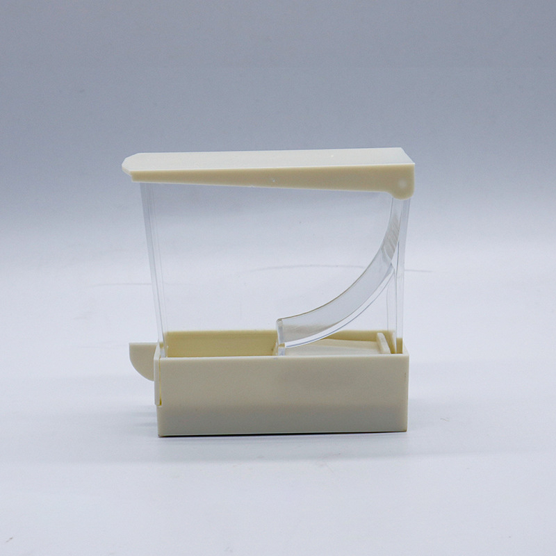 Κουτί ρολών βαμβακιού τύπου push για οδοντιατρική χρήση, με καπάκι από PP πλαστικό, με εκτυπωμένο λογότυπο