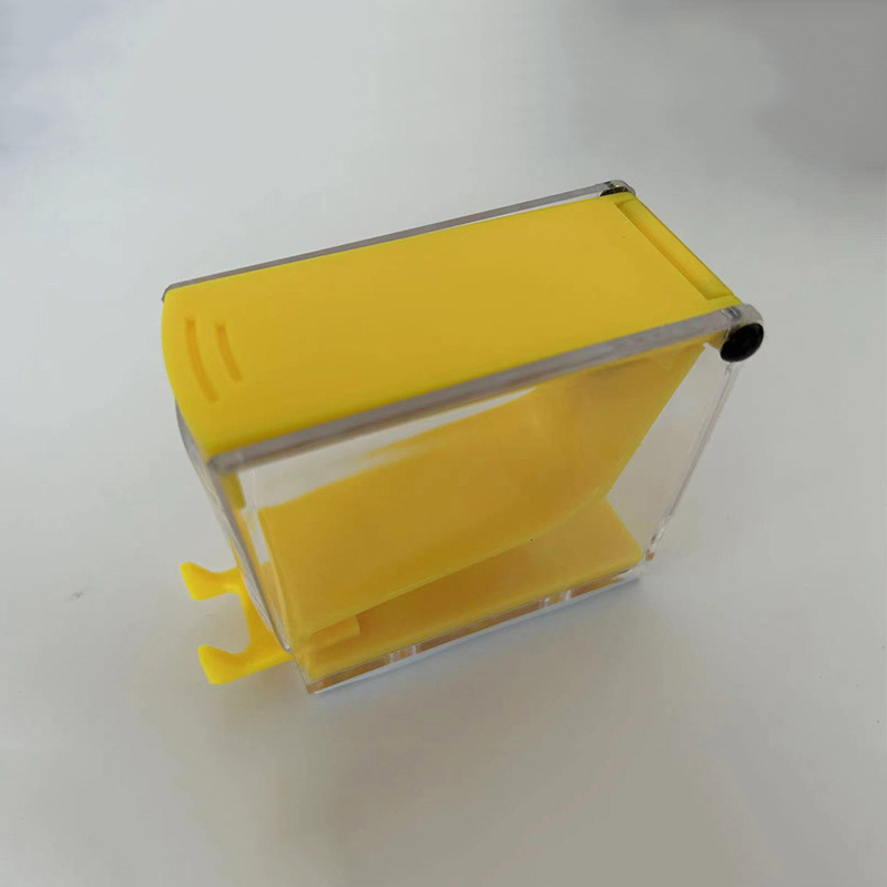 Κουτί ρολών βαμβακιού τύπου push για οδοντιατρική χρήση, με καπάκι από PP πλαστικό, με εκτυπωμένο λογότυπο