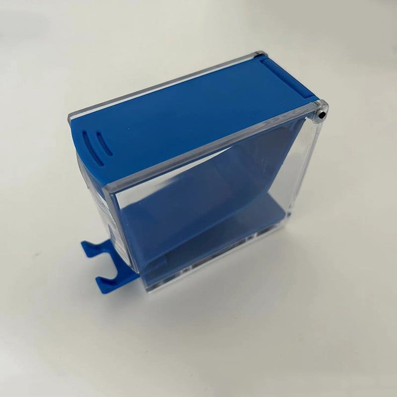 Κουτί ρολών βαμβακιού τύπου push για οδοντιατρική χρήση, με καπάκι από PP πλαστικό, με εκτυπωμένο λογότυπο