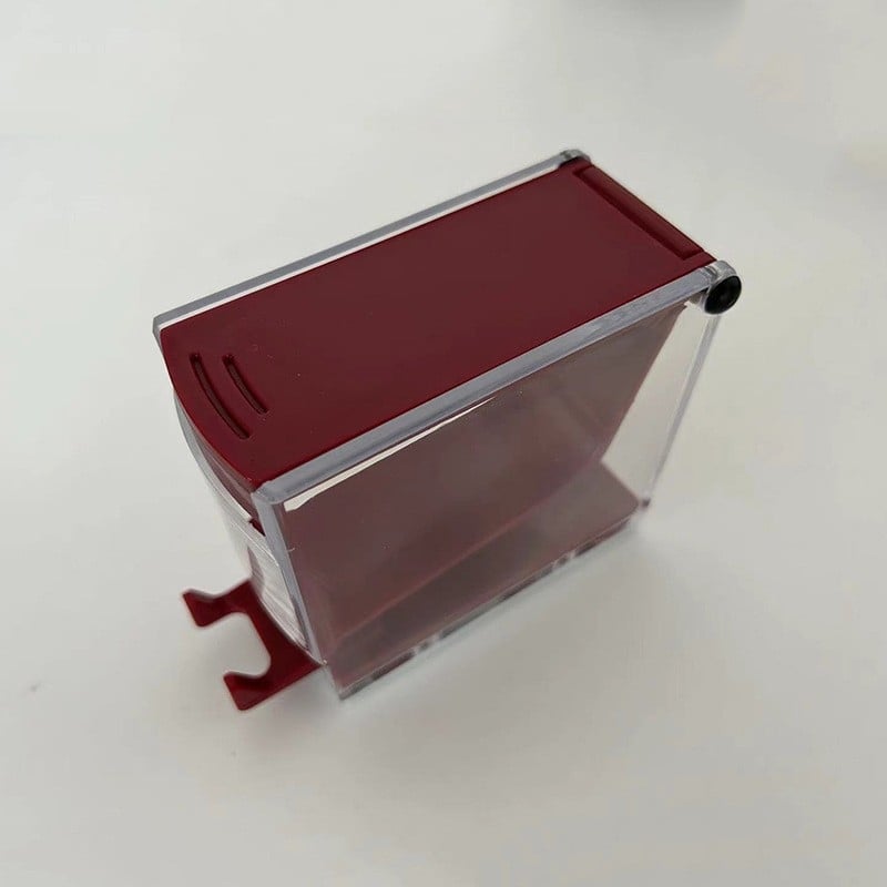 Κουτί ρολών βαμβακιού τύπου push για οδοντιατρική χρήση, με καπάκι από PP πλαστικό, με εκτυπωμένο λογότυπο