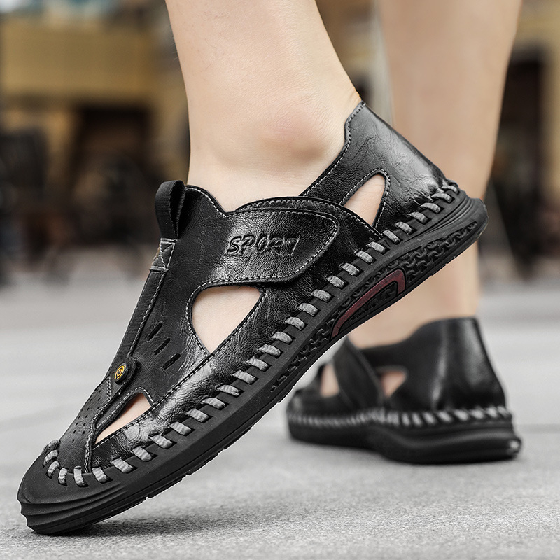 Vyriski odiniai laisvalaikio batai su perforacijomis – apvali nosis, dviejų sluoksnių karvės odos viršus, žemas kulnas 1–3 cm, sekli anga mažiau nei 7 cm, tinka vasarai, pavasariui ir rudeniui