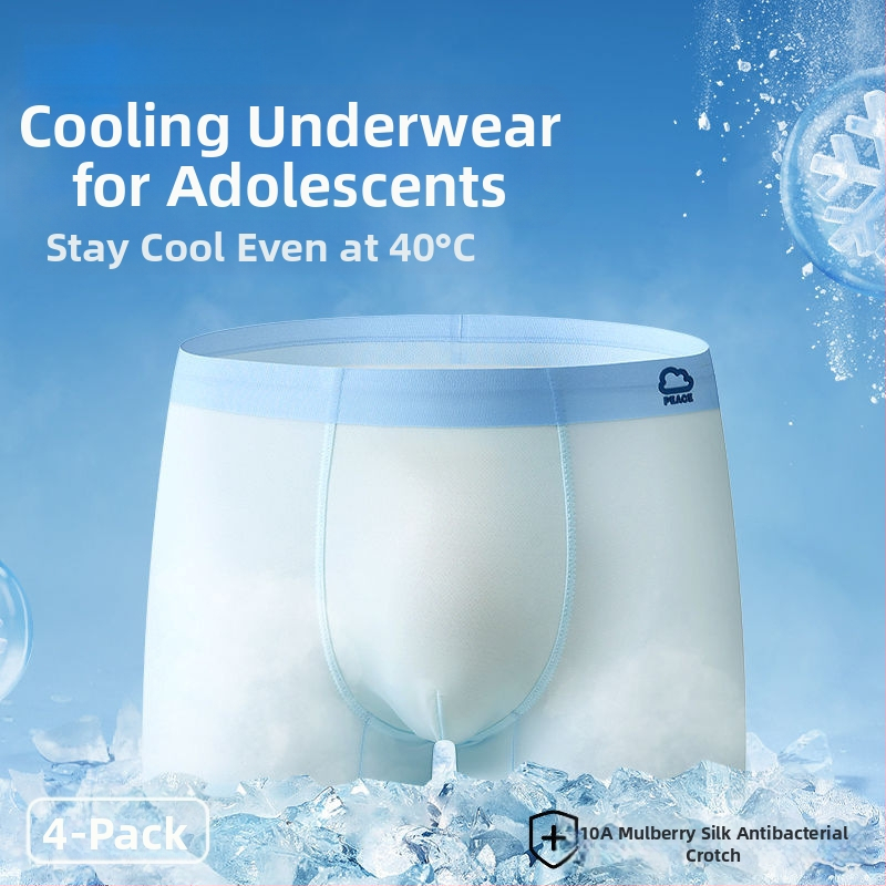 Долно бельо за момчета, сресан памук, за деца на възраст 3–8 години, код Rcbhmpcq, сигурност клас А