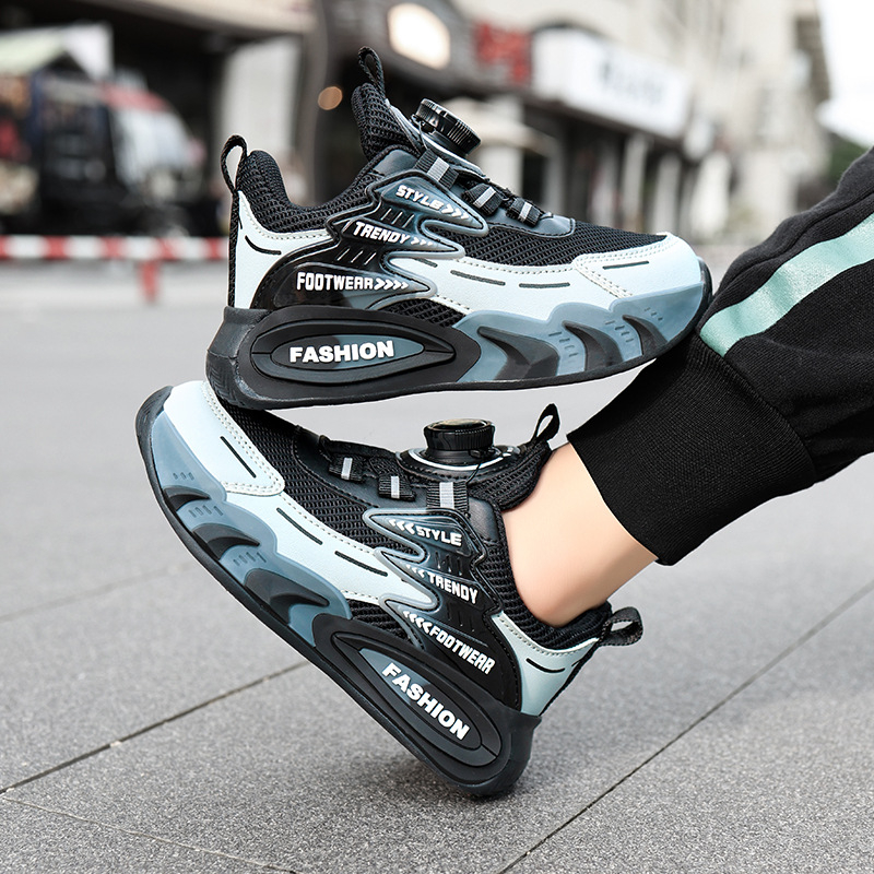 Vaikų tinklo sportbačiai – lengvi rudens kasdieniai sportbačiai užsegami Velcro; atsparūs vandeniui, neslidūs, atsparūs dėvėjimuisi