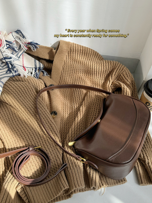 Yuli nišinis dizaino krepšys – miesto paprastumas, PU medžiaga, mažo kvadrato stiliaus, horizontali kvadrato formos, užtrauktukas uždarymas