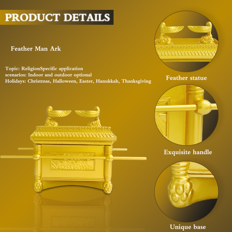 Tuoyi gyanta szobor: Szövetség ládája tollas alak, modern minimalista stílus, testreszabható ajándék