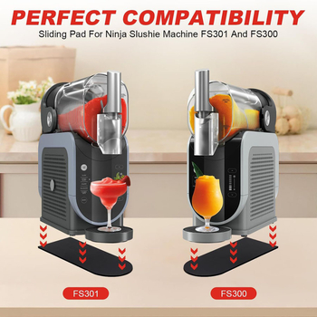 Plastikinis stalinis apsauginis kilimėlis nešiojamai gėrimų/ledų aparatėlei – netaisyklingos formos, lengvas slydimas, taupo jėgas