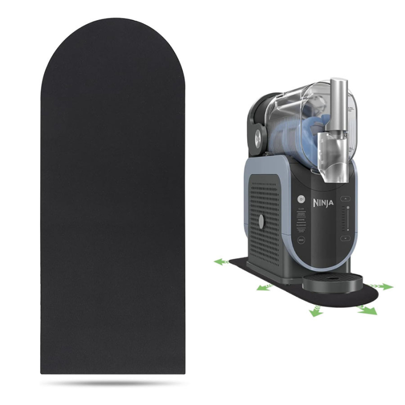 Plastikinis stalinis apsauginis kilimėlis nešiojamai gėrimų/ledų aparatėlei – netaisyklingos formos, lengvas slydimas, taupo jėgas