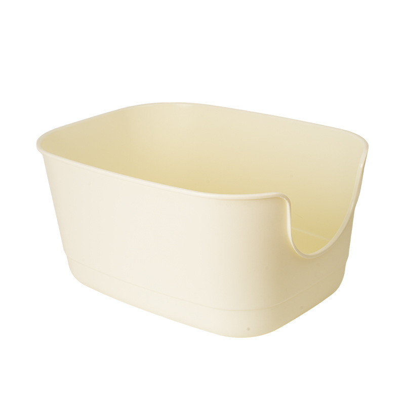 Kačių kraiko indas, pusiau uždaras/atviras dizainas, anti išsiliejimui, PP medžiaga