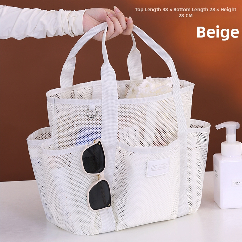 Rh2508 Daugiafunkcinė kelioninė plaukimo rankinė, Havajų tote tipo paplūdimio rankinė, poliesterio tinklelio medžiaga