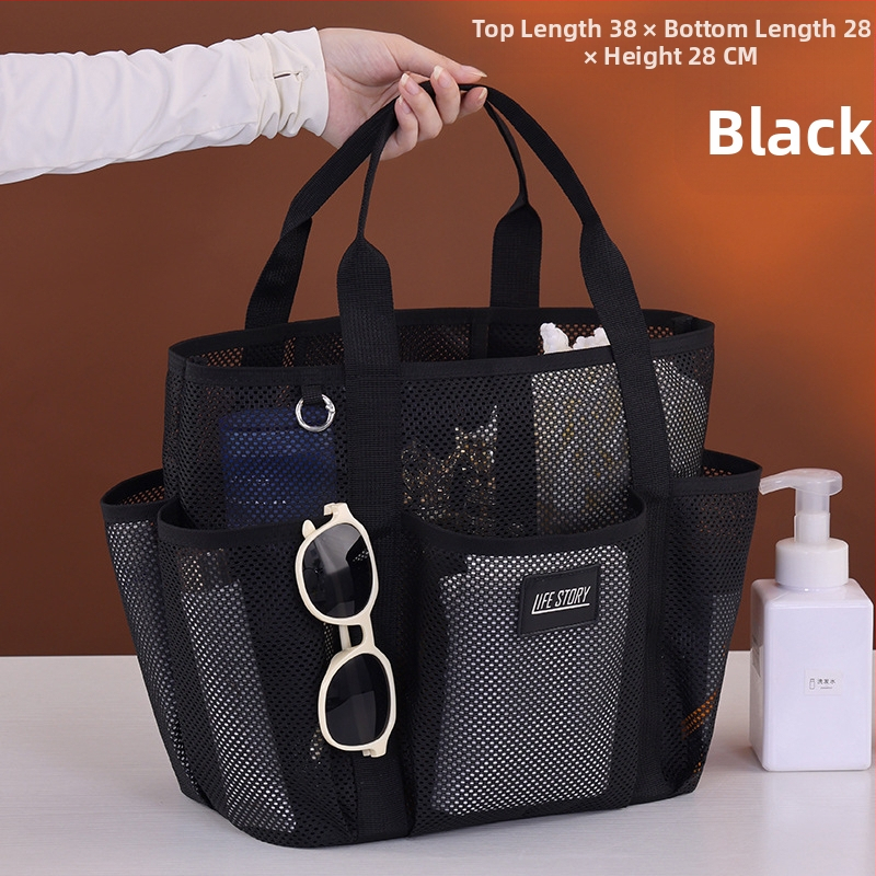 Rh2508 Daugiafunkcinė kelioninė plaukimo rankinė, Havajų tote tipo paplūdimio rankinė, poliesterio tinklelio medžiaga