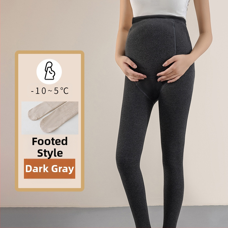 Nėščiųjų flisuotos vidinės pėdkelnės, storesnės ir šiltos rudens–žiemos laikotarpiui, pagrindinis sluoksnis iš medvilnės mišinio 50–70%