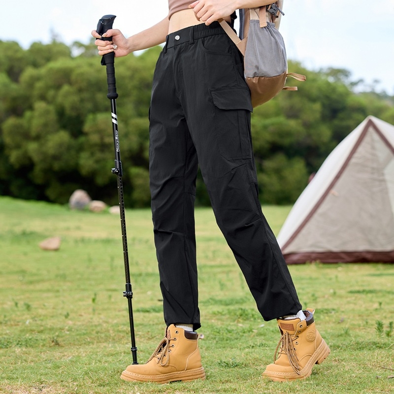 Unisex nylon cargo hlače za outdoor planinarenje – izdržljive, s više džepova, ravni kroj