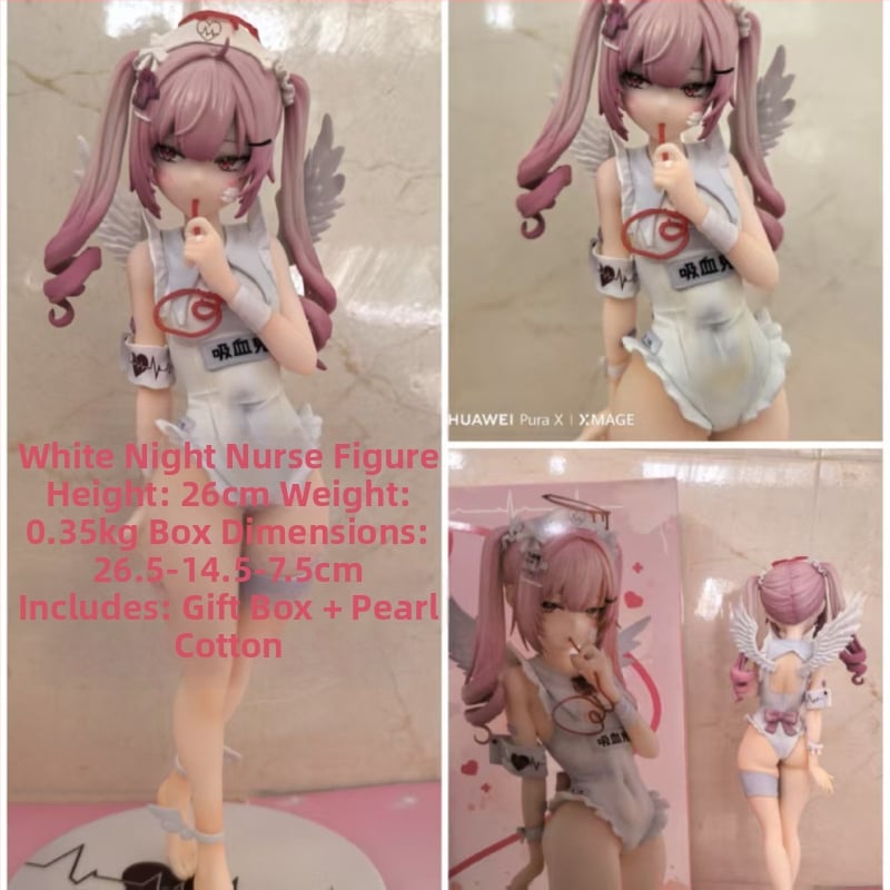 Επιτραπέζια φιγούρα νοσοκόμα Yayoi, PVC; κατάλληλη για ηλικίες 14+ και άνω, ενήλικες 18+; Γκουανγκντόνγκ.