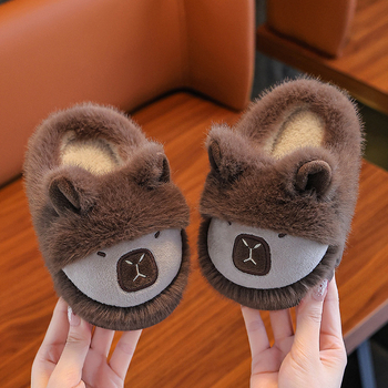 Детски памучни пантофи за вътрешна употреба, памучна горна част, PVC подметка, за възрастите 4–16, есен 2025, LM+kp