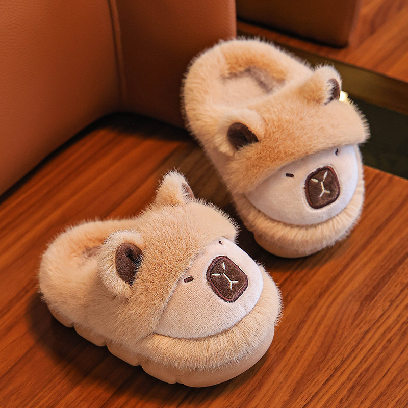 Детски памучни пантофи за вътрешна употреба, памучна горна част, PVC подметка, за възрастите 4–16, есен 2025, LM+kp